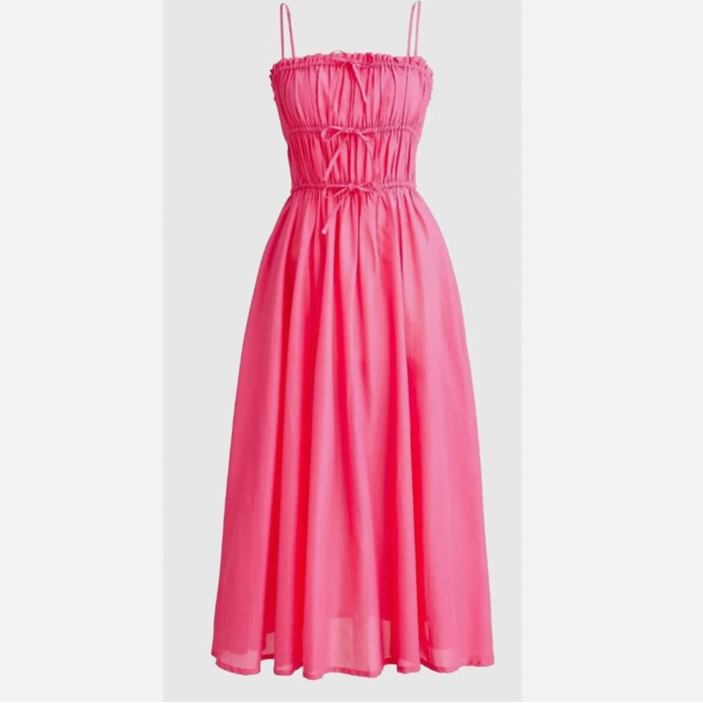 J. Crew Tie-front Voile Cover-up Midi Dress